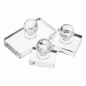 Didiseaon 3pcs Eye Shadow Plate Cosmetic Stamper Pressing Eyeshadow Stamp Tool Highlighter Blush Eye Shadow Stamp Tool Eyeshadow Repair For Cheeks Seal