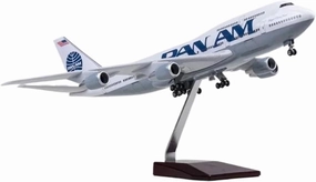 Diecast Plane Model 1：150 Scale for B747 Resin Plane Model with Light Wheels Landing Gears for Collection (No Light)
