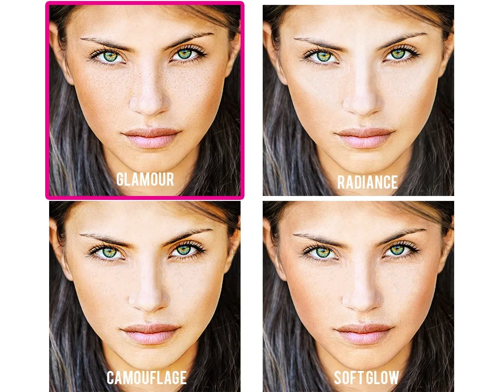 Dinair Airbrush Makeup Foundation | Bronze | GLAMOUR: Natural, Light coverage, Matte 1/2 oz.
