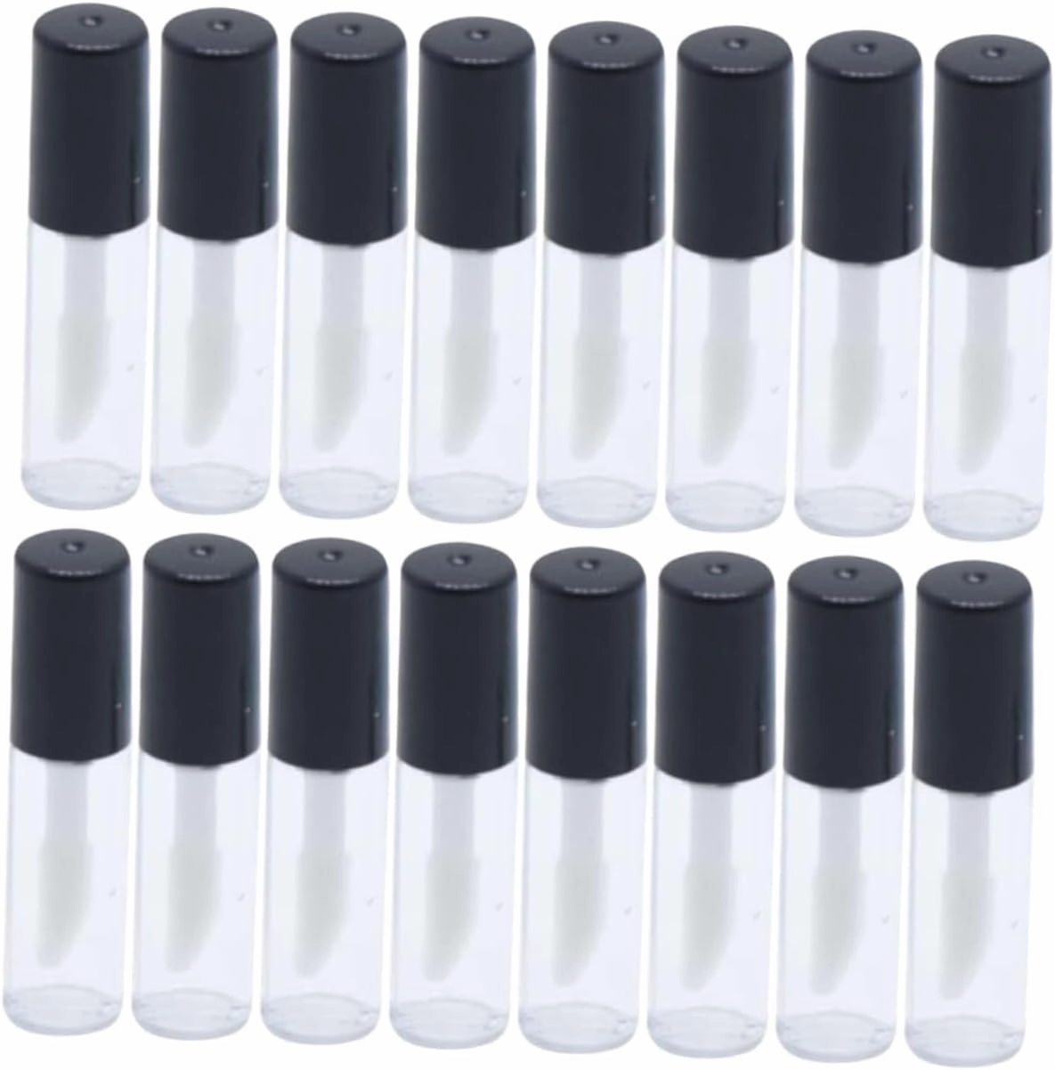 DOITOOL Lip Balm Containers 50pcs Clear Lip Gloss Lipgloss Lip Empty Lip Wand Bottles Container Lipstick Tube