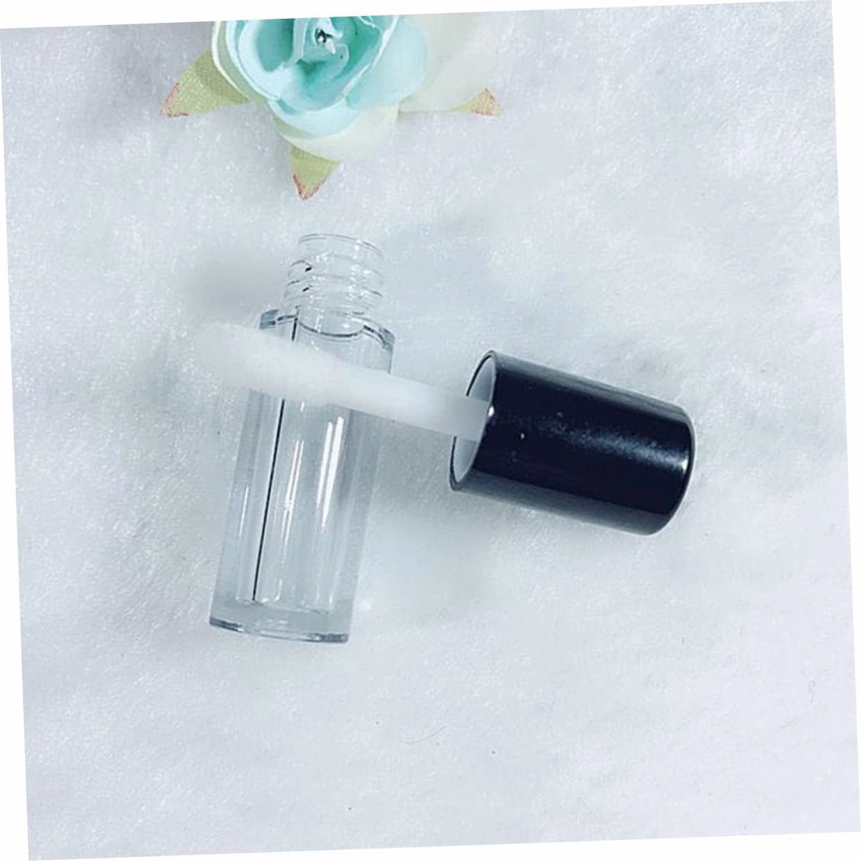 DOITOOL Lip Balm Containers 50pcs Clear Lip Gloss Lipgloss Lip Empty Lip Wand Bottles Container Lipstick Tube