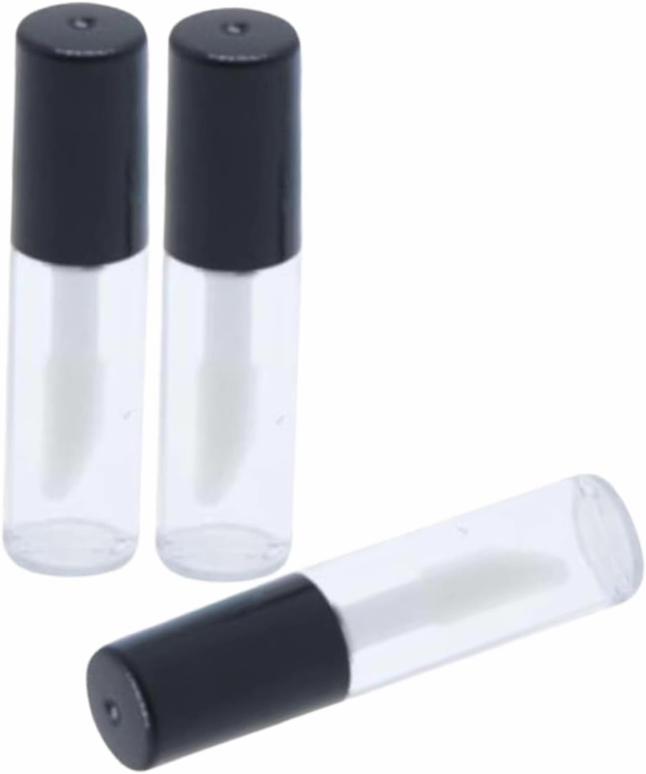 DOITOOL Lip Balm Containers 50pcs Clear Lip Gloss Lipgloss Lip Empty Lip Wand Bottles Container Lipstick Tube