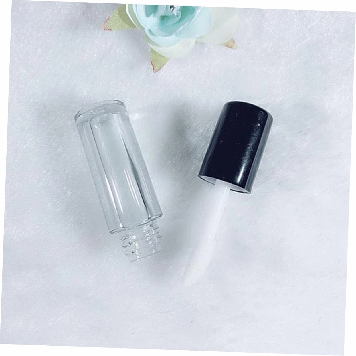 DOITOOL Lip Balm Containers 50pcs Clear Lip Gloss Lipgloss Lip Empty Lip Wand Bottles Container Lipstick Tube