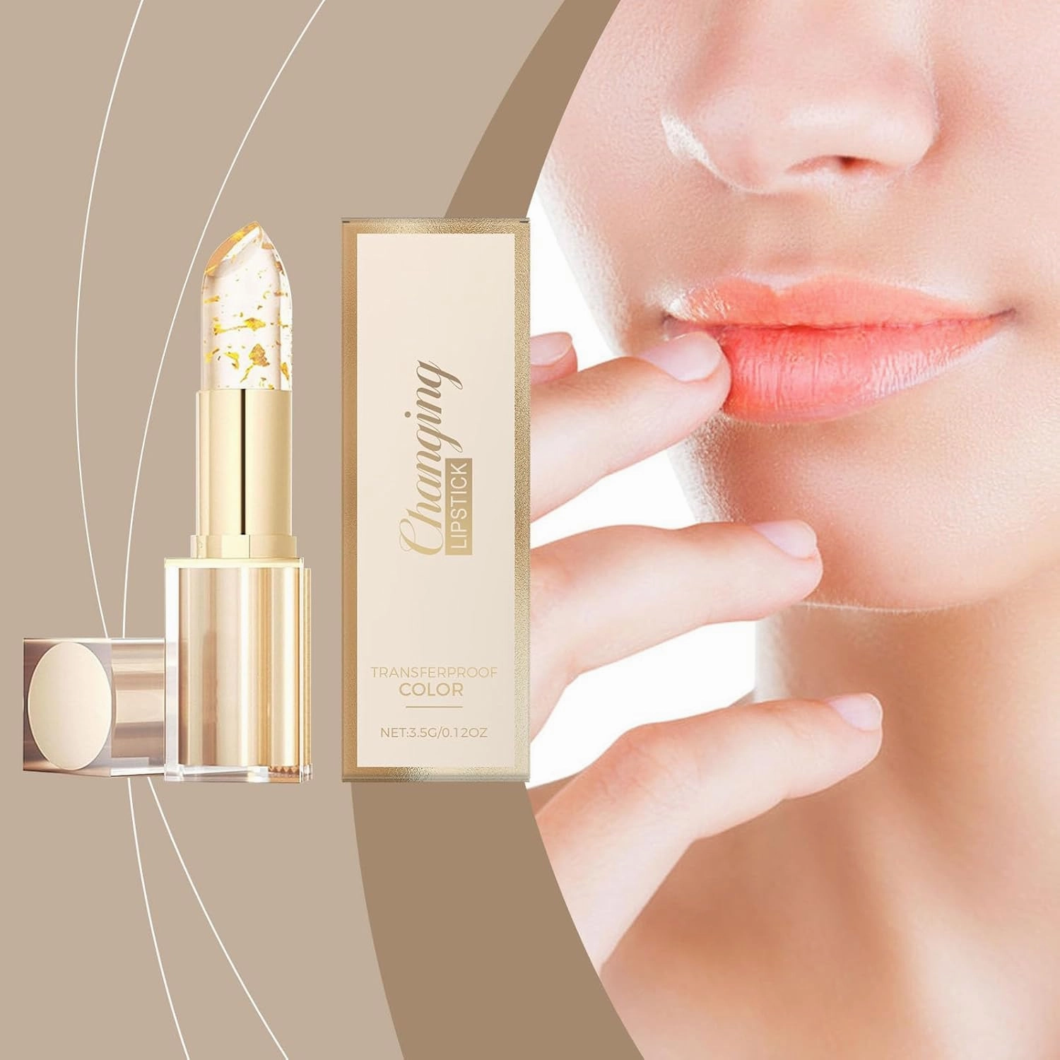 DOTH Bymolia Color Changing Lipstick, Mood Lipstick Color Changing Long Lasting 24 Hours Moisturizing Glossy Shine Lip Gloss (2)