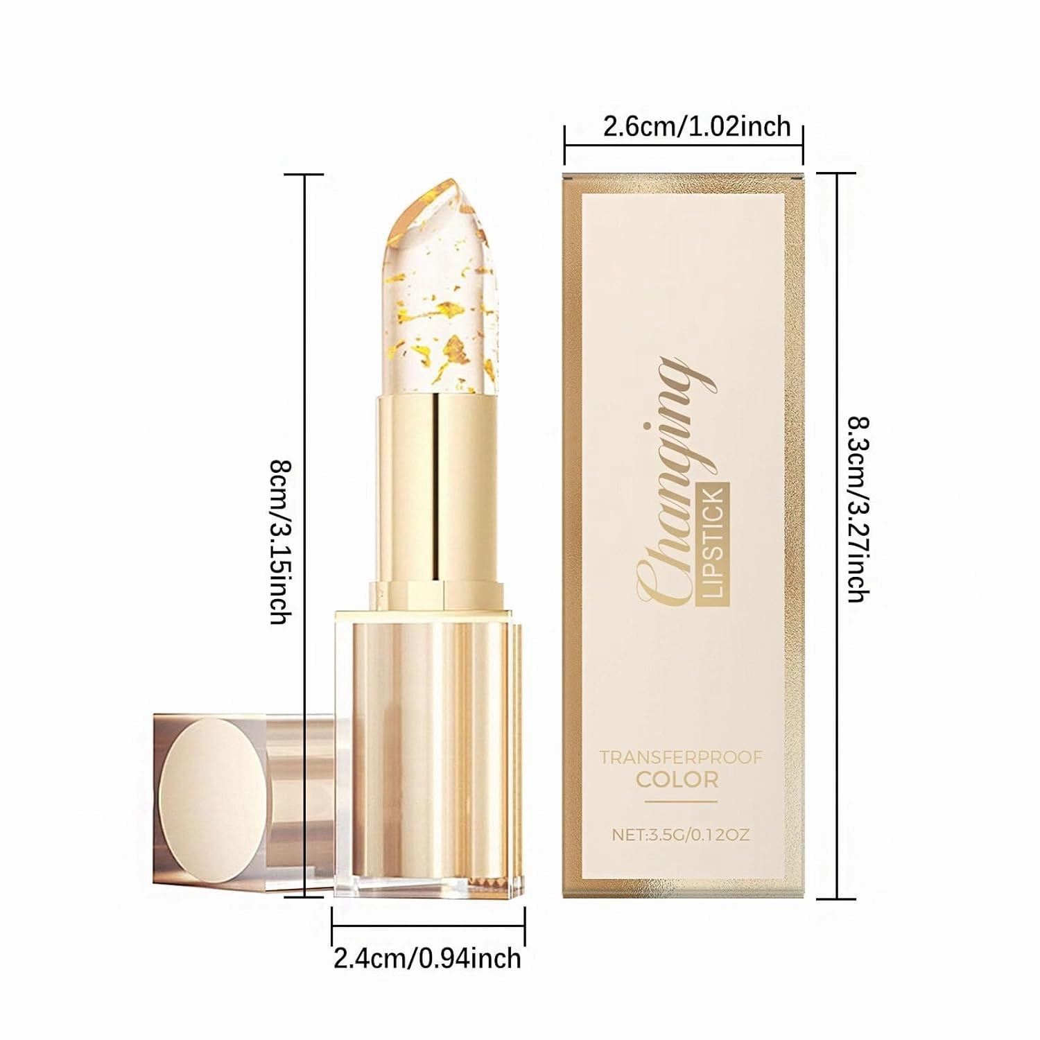 DOTH Bymolia Color Changing Lipstick, Mood Lipstick Color Changing Long Lasting 24 Hours Moisturizing Glossy Shine Lip Gloss (2)