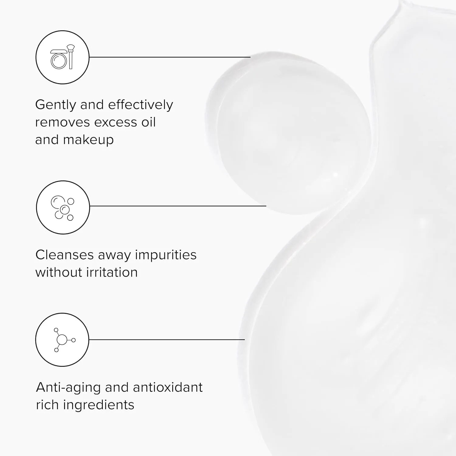 DRMTLGY Essential Facial Cleanser - Gentle Face Cleanser and Face Wash for Women and Men with Anti-Aging Peptides & Hyaluronic Acid. 6.9 fl oz, 2 Pack