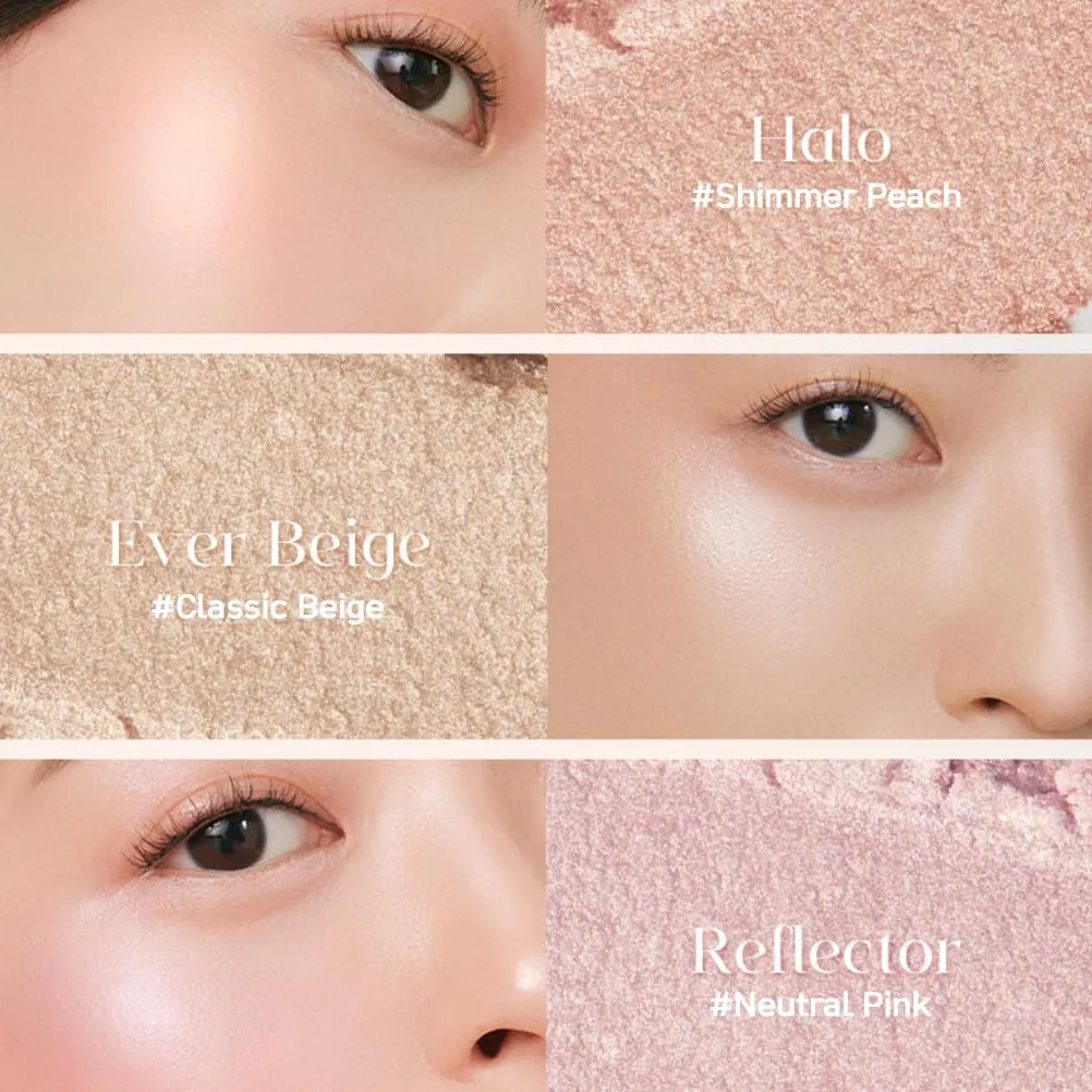 EGLIPS Everglow Highlighter - Radiant Glow Soft Jelly Texture Shimmer Powder Lightweight Longlasting Buildable & Blendable Smooth Silky Finish Daily Korean Face Makeup (03 REFLECTOR, 0..17 oz)