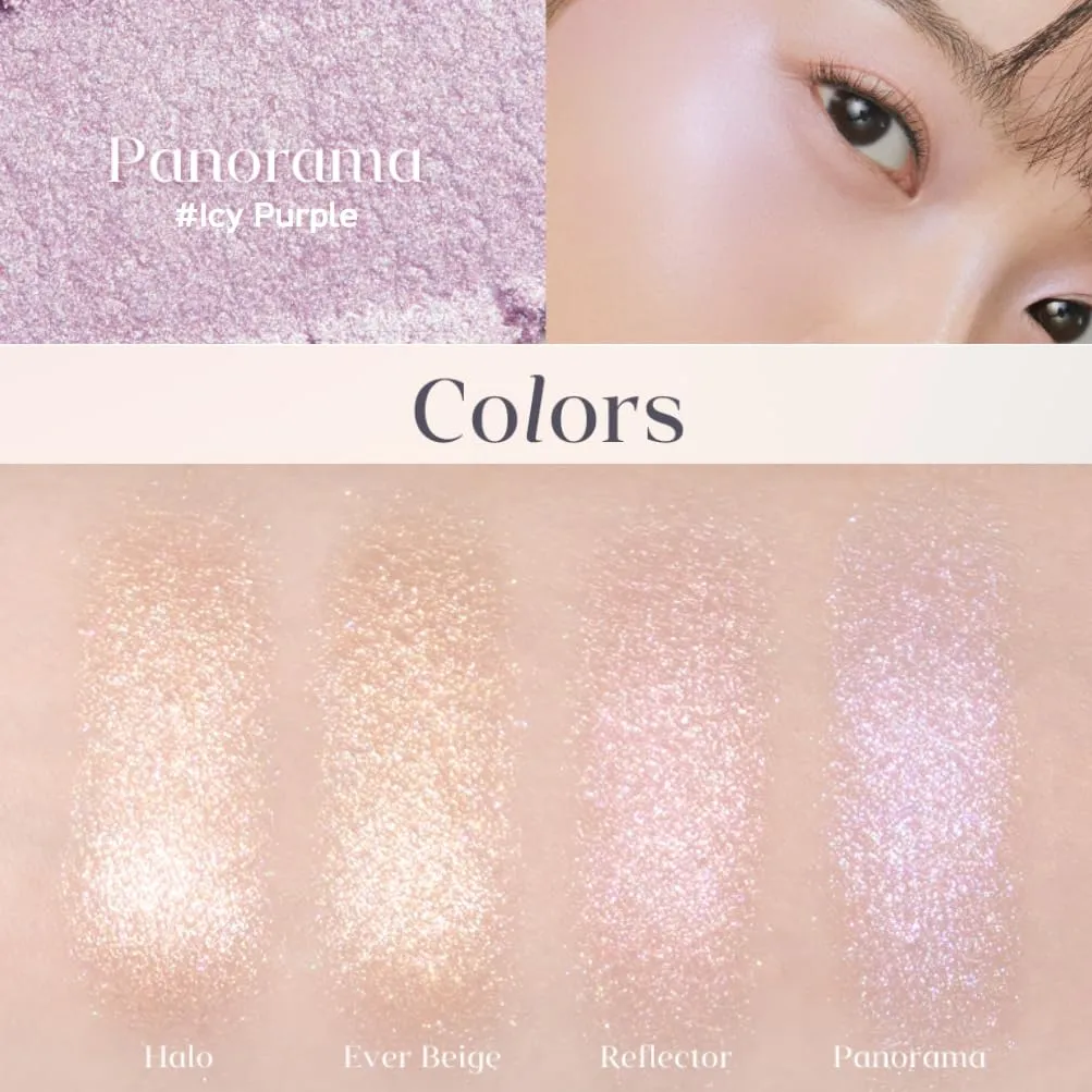 EGLIPS Everglow Highlighter - Radiant Glow Soft Jelly Texture Shimmer Powder Lightweight Longlasting Buildable & Blendable Smooth Silky Finish Daily Korean Face Makeup (03 REFLECTOR, 0..17 oz)