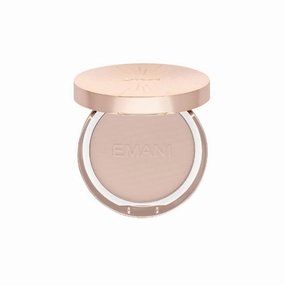 Emani Flawless Matte Powder Foundation - HD Finish, Skin-Caring, Acne Safe Foundation Powder for All Skin Types. 100% Natural with Physical SPF, Crease-Free & Non-Caking Finish, Natural Sand Porcelain