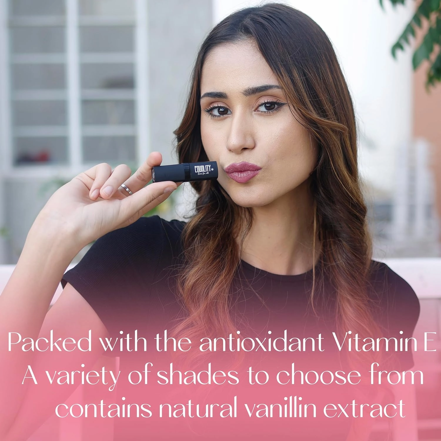 EQUALITY Luxury Lipstick – Super Shiny & Glossy, Ultra-Lightweight, Sheer Clear, Non-Drying, Long-Lasting, with Vitamin E & Vanillin - Hypoallergenic, Halal Certified - 4g / 0.14oz -Slept In