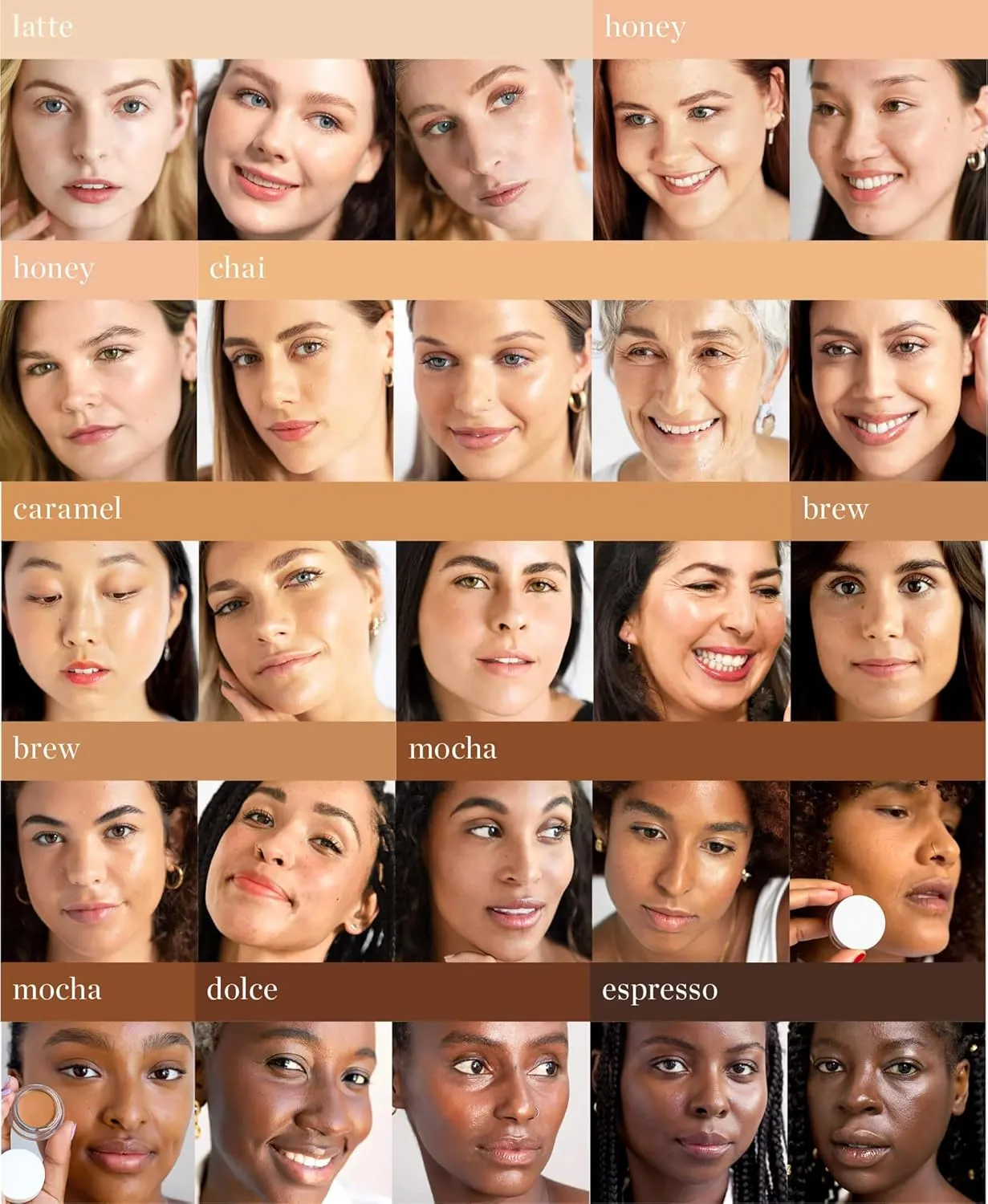 Ere Perez - Natural Arnica All-Cover Pot Concealer | Med-Full Coverage, Satin Finish, Calming, Nourishing | Vegan, Cruelty-Free, Clean Beauty (Chai, 0.18 oz | 5 g)