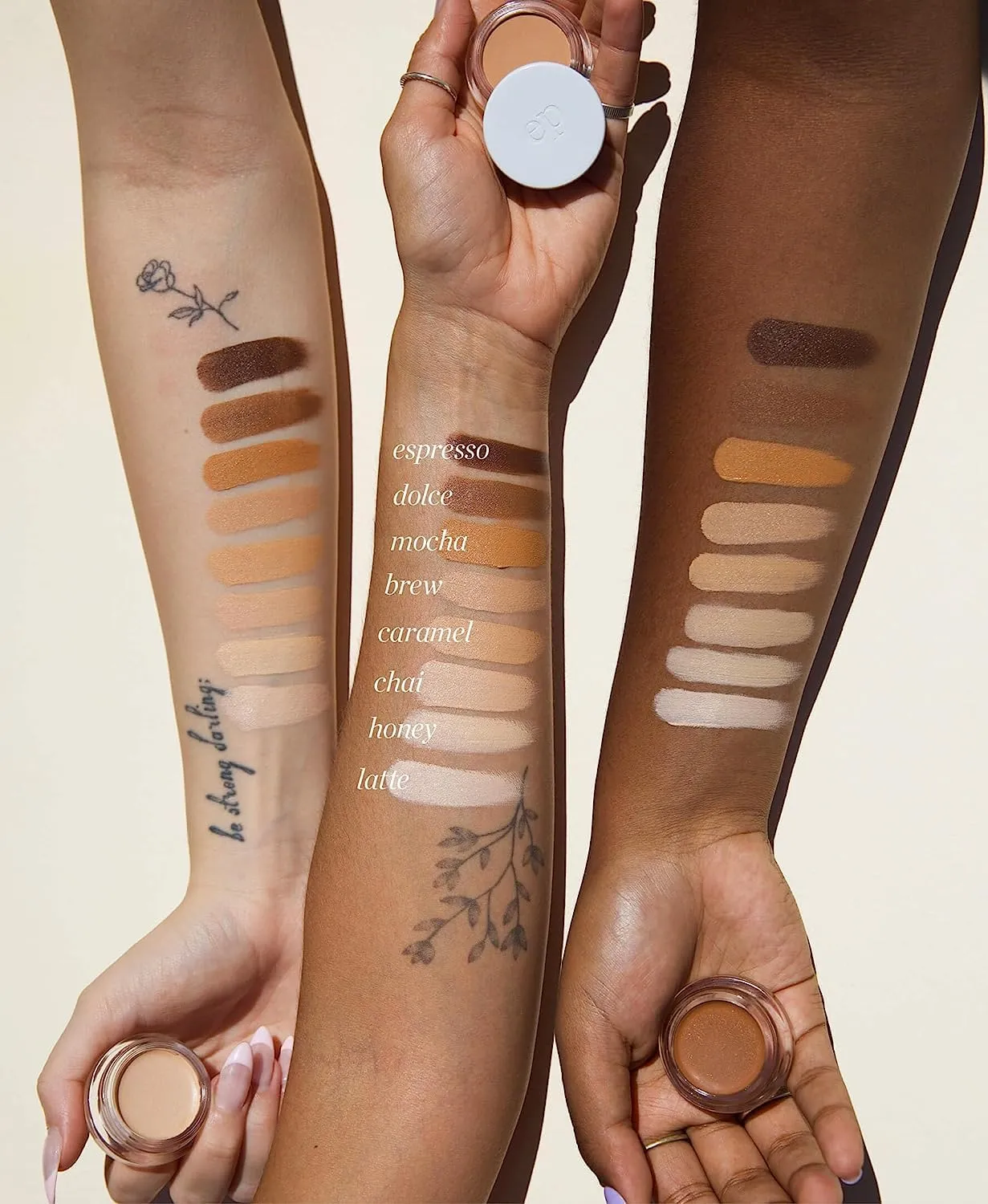Ere Perez - Natural Arnica All-Cover Pot Concealer | Med-Full Coverage, Satin Finish, Calming, Nourishing | Vegan, Cruelty-Free, Clean Beauty (Espresso, 0.18 oz | 5 g)