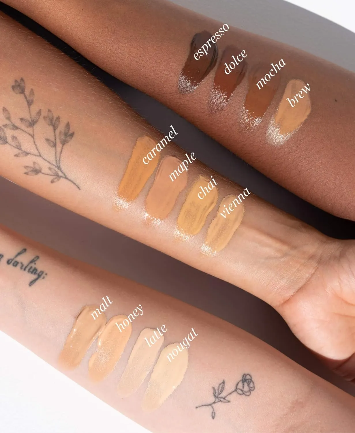 Ere Perez - Natural Oat Milk Liquid Foundation | Breathable, Buildable, Med-Full Coverage, Dewy | Peach Extract, Vitamin E | Vegan, Cruelty-Free, Clean Beauty (Caramel | med golden, 1 fl oz | 30 ml)