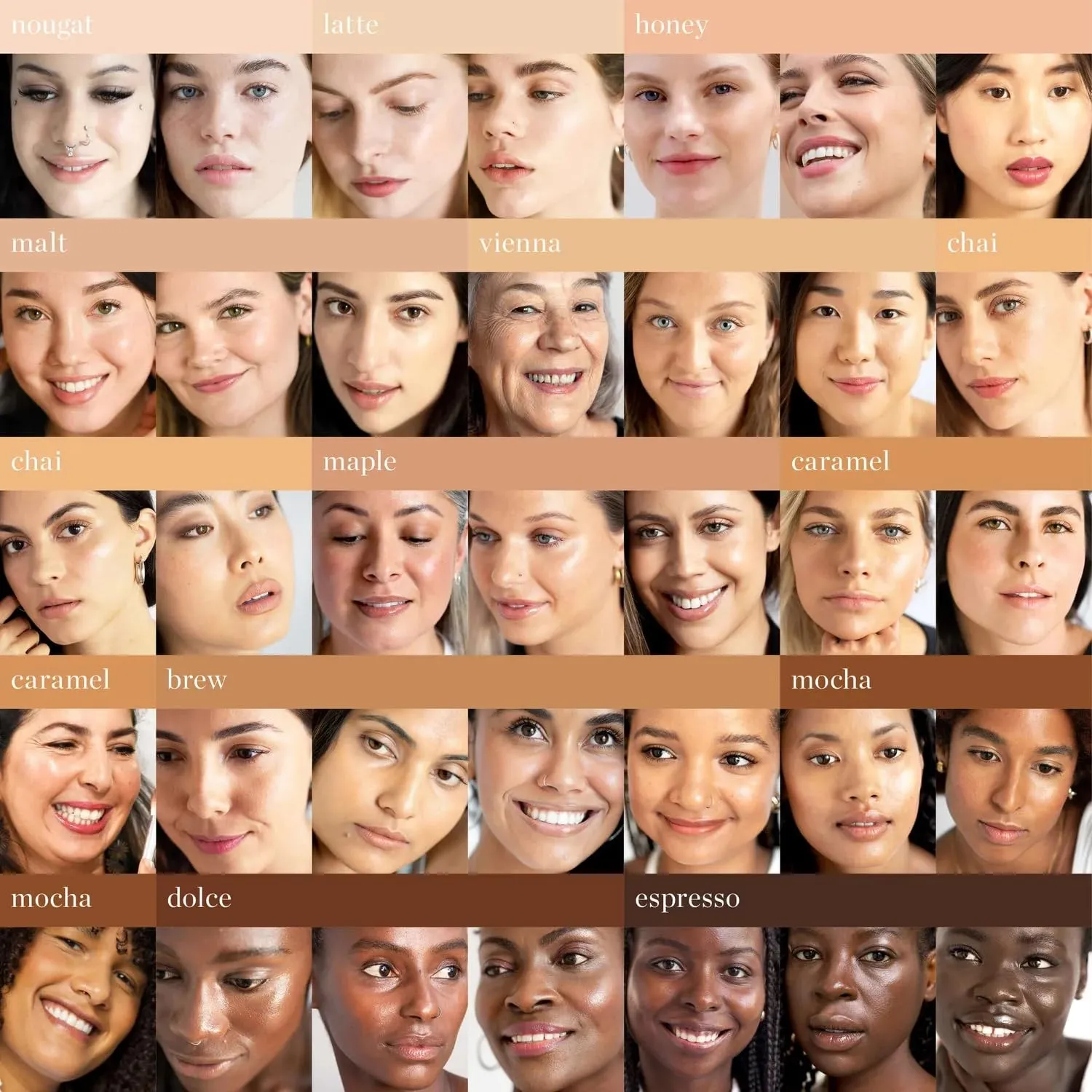 Ere Perez - Natural Oat Milk Liquid Foundation | Breathable, Buildable, Med-Full Coverage, Dewy | Peach Extract, Vitamin E | Vegan, Cruelty-Free, Clean Beauty (Caramel | med golden, 1 fl oz | 30 ml)