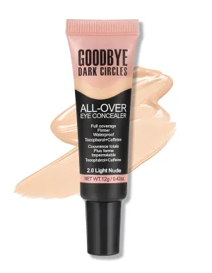 Erinde Under Eye Full Coverage Concealer, Color Corrector for Dark Circles, Fine Lines, Redness & Discoloration, Waterproof Natural Finish Dark Circles Under Eye Concealer, 02 Light Nude