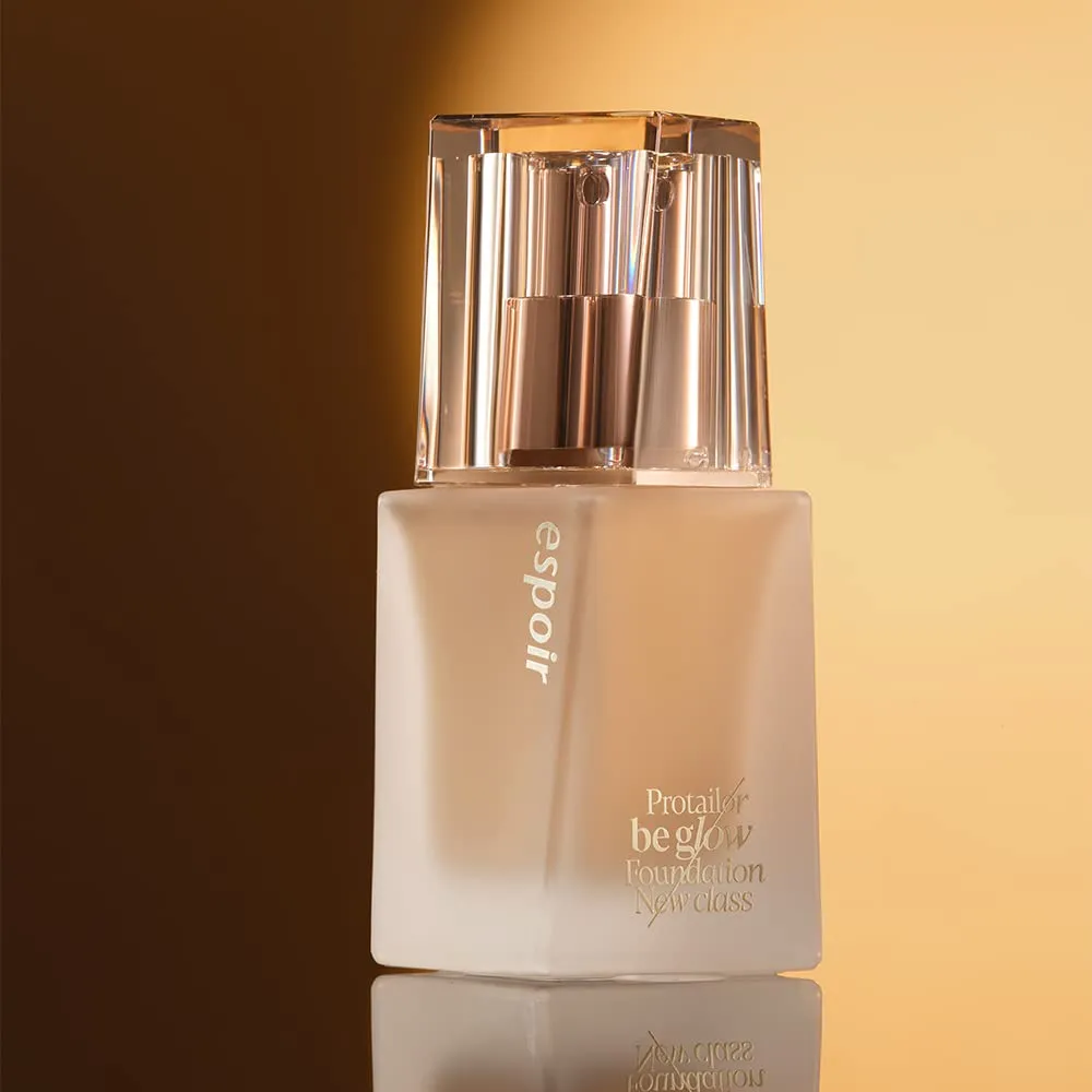 Espoir Pro Tailor Foundation Be Glow New Class #5 Tan 1.06 oz SPF27 PA   | Long-Lasting Healthy Radiance Glow Liquid Foundation | Light-weight Natural Dewy Full Coverage | Korean Base Makeup