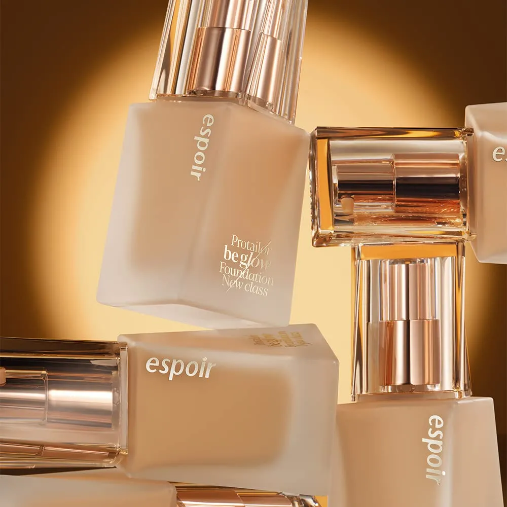 Espoir Pro Tailor Foundation Be Glow New Class #5 Tan 1.06 oz SPF27 PA   | Long-Lasting Healthy Radiance Glow Liquid Foundation | Light-weight Natural Dewy Full Coverage | Korean Base Makeup