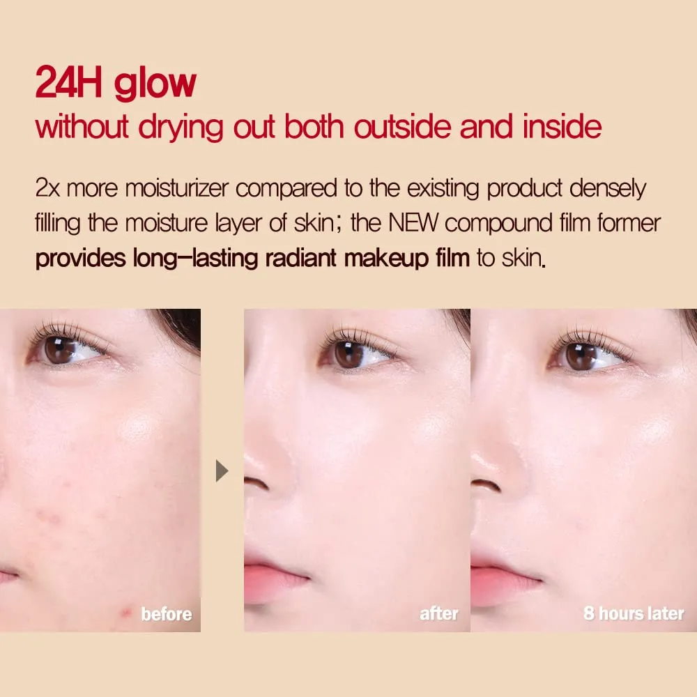 Espoir Pro Tailor Foundation Be Glow New Class #5 Tan 1.06 oz SPF27 PA   | Long-Lasting Healthy Radiance Glow Liquid Foundation | Light-weight Natural Dewy Full Coverage | Korean Base Makeup
