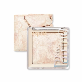Espoir Tone Pairing Highlighter #Seashell │0.33 oz. (9.6 g)│Subtle Glitters for Daily make up │ 3 color Shades Going Well with Various Skin Tones │Sheering Makeup │ Korean Beauty Costmetics