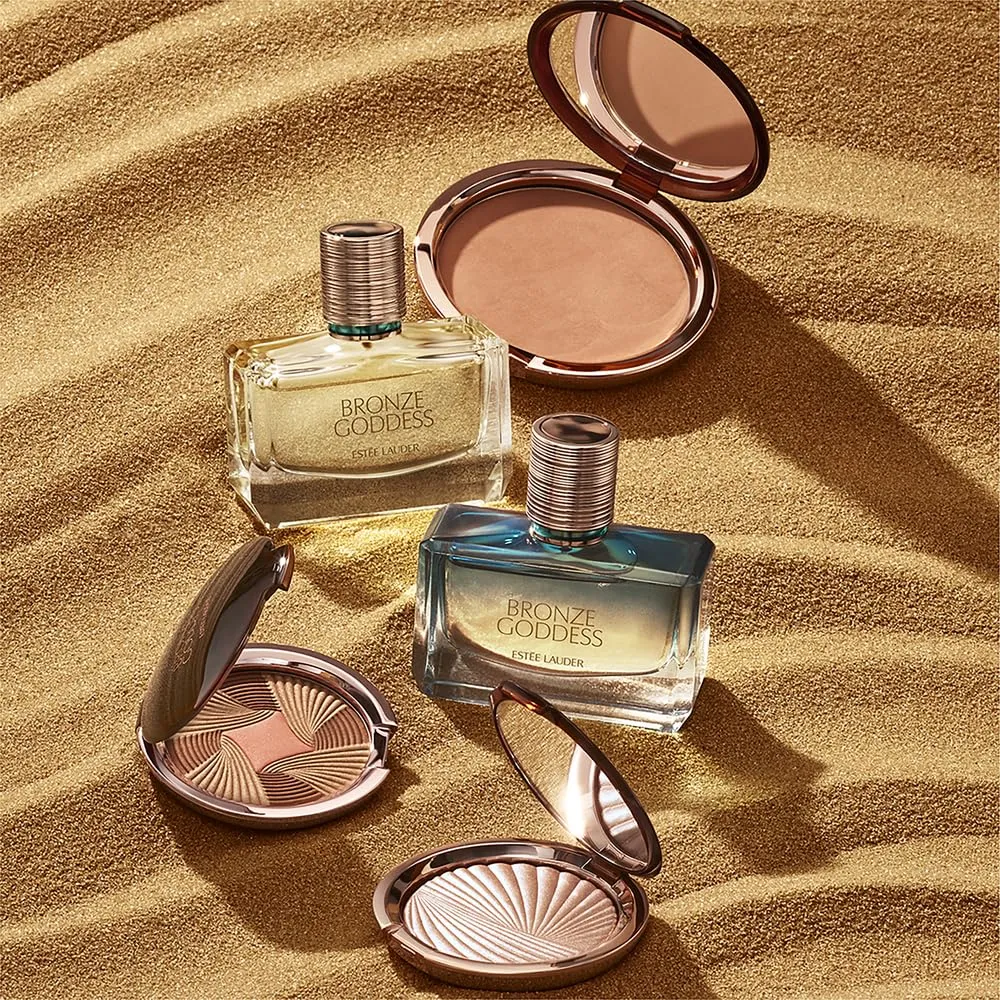 Estée Lauder Bronze Goddess Highlighting Powder Gelée Highlighter | Buildable & Radiant Glow, 0.31 Ounce