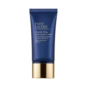 Estée Lauder Double Wear 24-Hour Maximum Cover Camouflage Foundation for Face and Body SPF 15 | Full Coverage | Covers Scars & Tattoos, 1.0 Fl Oz