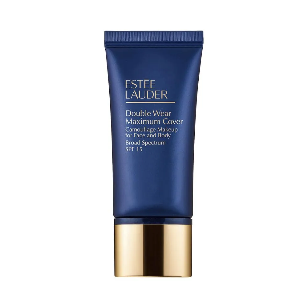 Estée Lauder Double Wear 24-Hour Maximum Cover Camouflage Foundation for Face and Body SPF 15 | Full Coverage | Covers Scars & Tattoos, 1.0 Fl Oz