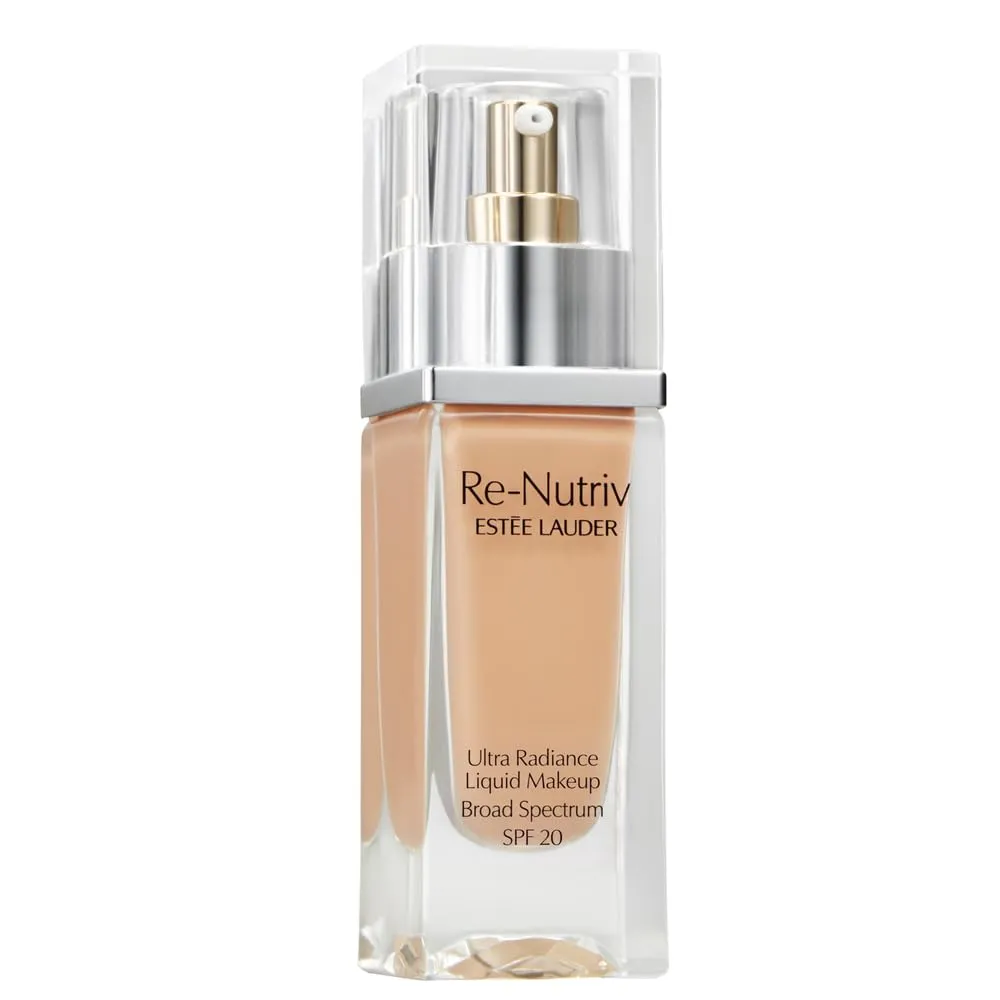 Estée Lauder Re-Nutriv Ultra Radiance Liquid Foundation SPF 20 | Luxurious, Hydrating, Long-Wearing, 1 Fl Oz