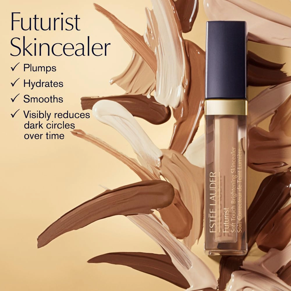 Estée Lauder Futurist Soft Touch Brightening Skincealer Concealer with Vitamin C, 0.2 Fl Oz