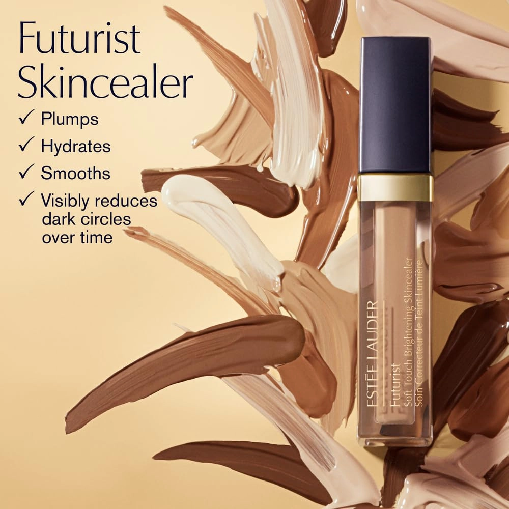 Estée Lauder Futurist Soft Touch Brightening Skincealer Concealer with Vitamin C, 0.2 Fl Oz