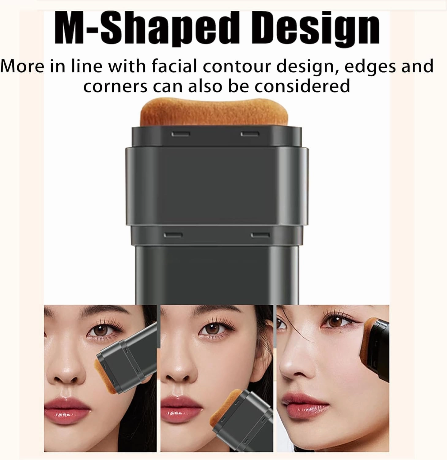 Eternipeace Stick Foundation, 2 in 1- Luxury Anti-Wrinkle Foudation Stick, Double Head Foundation Make up Stick, Korea Eraser Foundation Stick, Multi-use Foundation Stick Makeup with Brush-2Colors