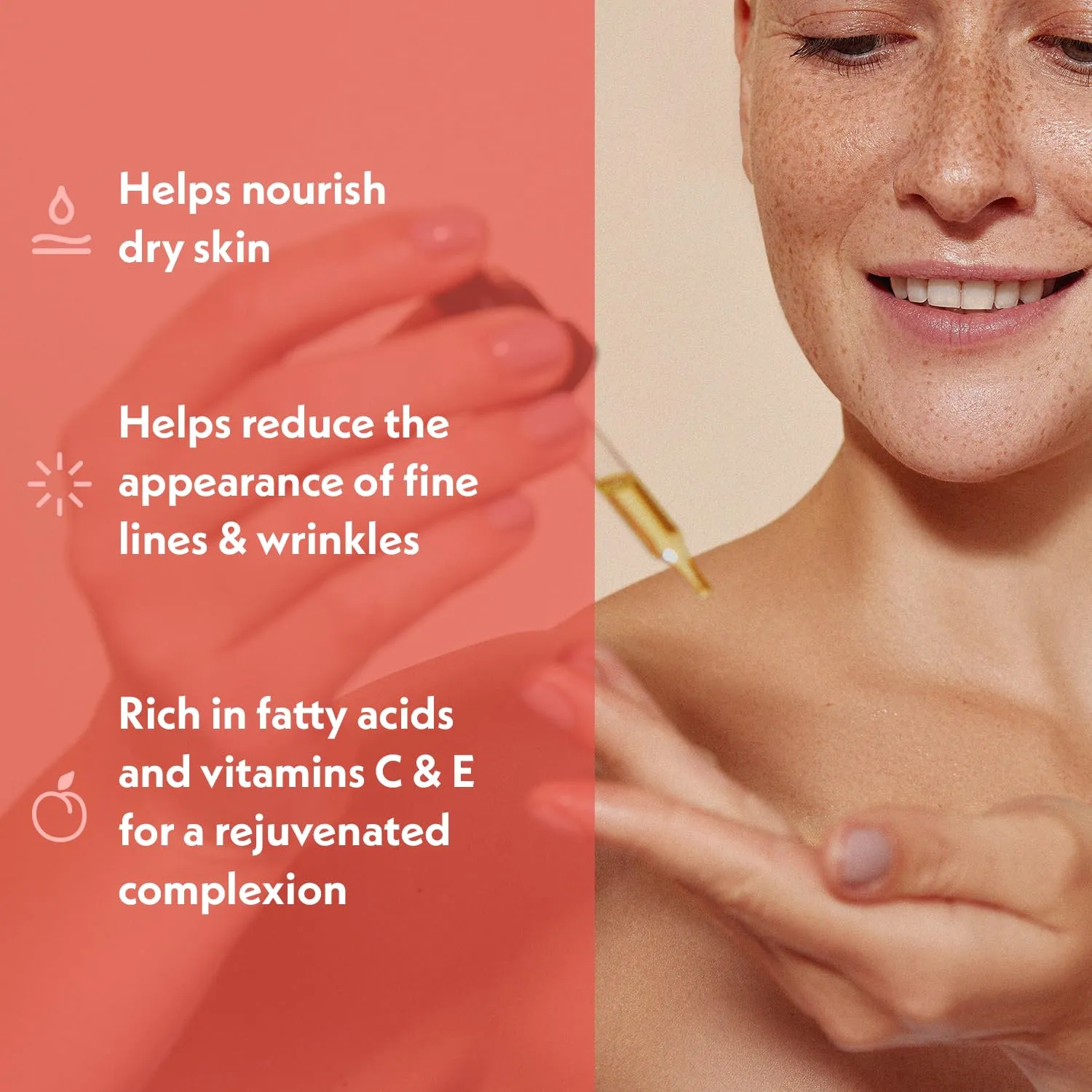 Eve Hansen Rosehip Oil for Face & Skin – Organic Cold-Pressed Rosehip Seed Oil | Hydrating & Fast-Absorbing Moisturizer | 2oz