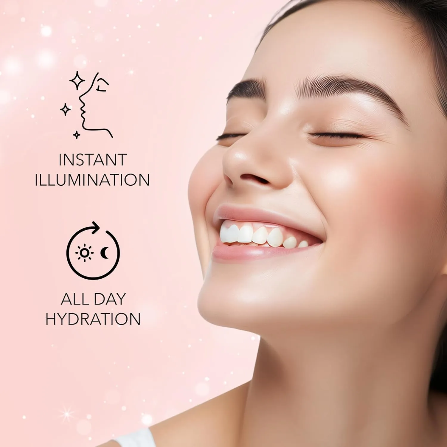 FACES' CANADA Strobe Cream - Pink 30Ml | Primer   Highlighter   Moisturizer | Shea Butter & Hyaluronic Acid | Intense Hydration | Flawless Radiant Dewy Skin | Illuminating & Glowing Makeup Base