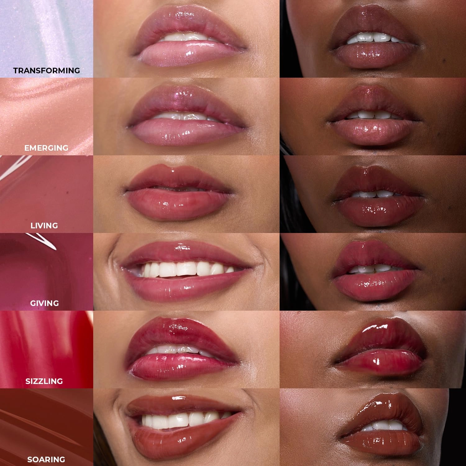 FAE Beauty Peptide Hydrating & High Shine Tinted Lip Gloss (12gm) | With Passionfruit Oil & Argireline to Smoothen, Even, and Soften Lips | Non Sticky | Vegan | Shade Sizzling | Sheer Cherry Red Gloss