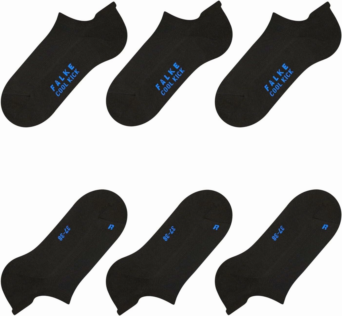 FALKE Unisex Cool Kick Sneaker Socks, 3 Pairs
