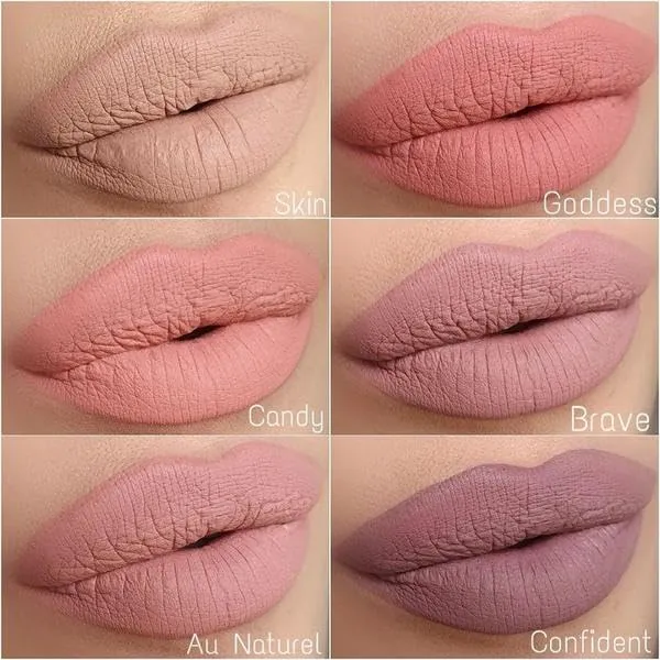 FARMASi Matte Liquid Lipstick 01 Mauve Pink - Bold and Velvety Finish