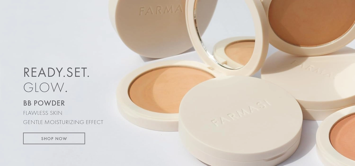 FARMASi Makeup BB All in One Powder, Lightweight, Long-Lasting Medium-Full Coverage with Flawless Finishing, will Look More Natural and Smooth Than Ever, 0.42 oz, 00-Fair