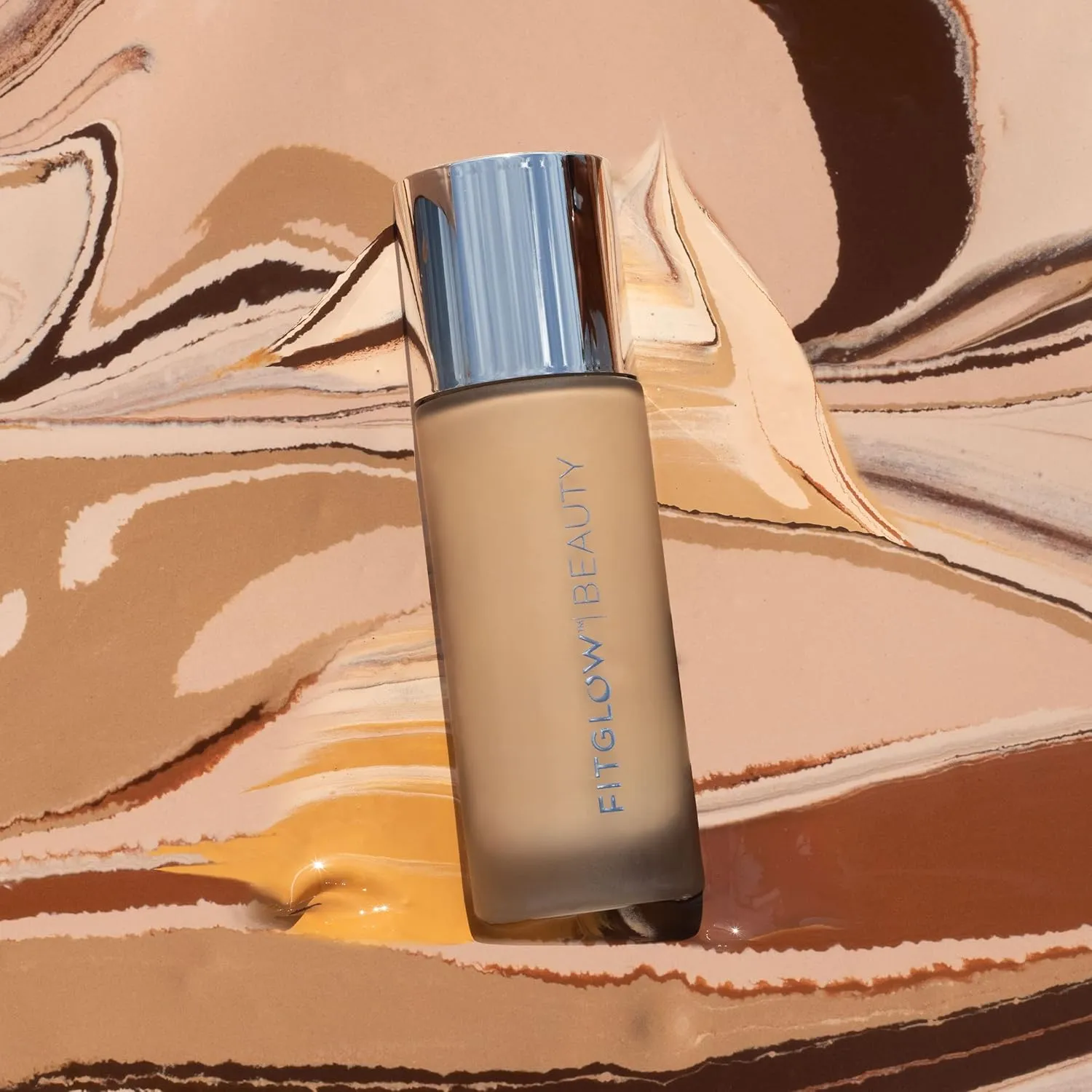 Fitglow Beauty - Natural Foundation  Photo-Filtering Foundation | Vegan, Woman-Owned Clean Beauty (F2.5 - Light, Neutral Undertones)