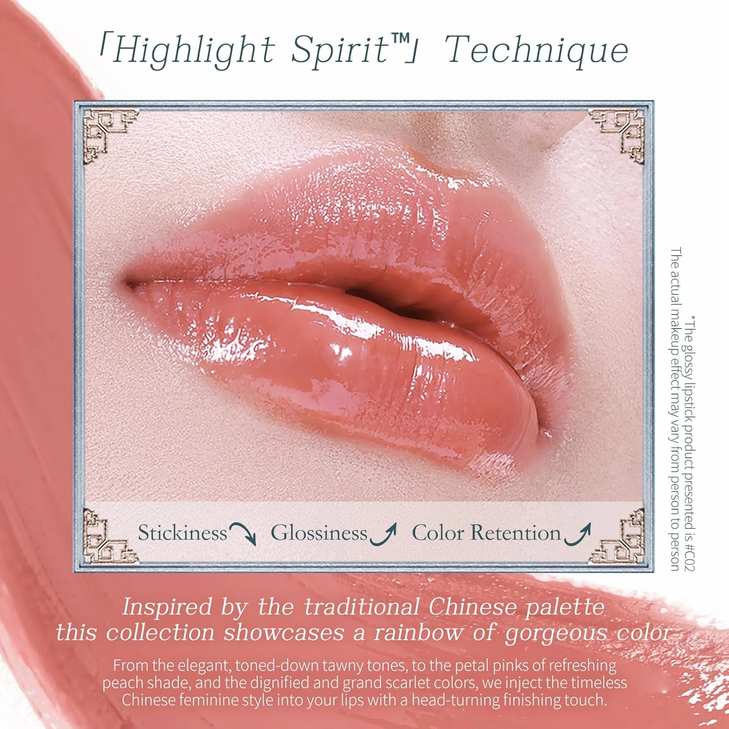 Flower Knows Butterfly Cloud Collar Glossy Lipstick,Hydrating Solid Lip Gloss,Moisturizing Nude Tinted Lip Balm,Long Lasting Lip Gloss in Balm for Girls&Women,Vegan & Cruelty-Free(C01 Birchleaf Pear)