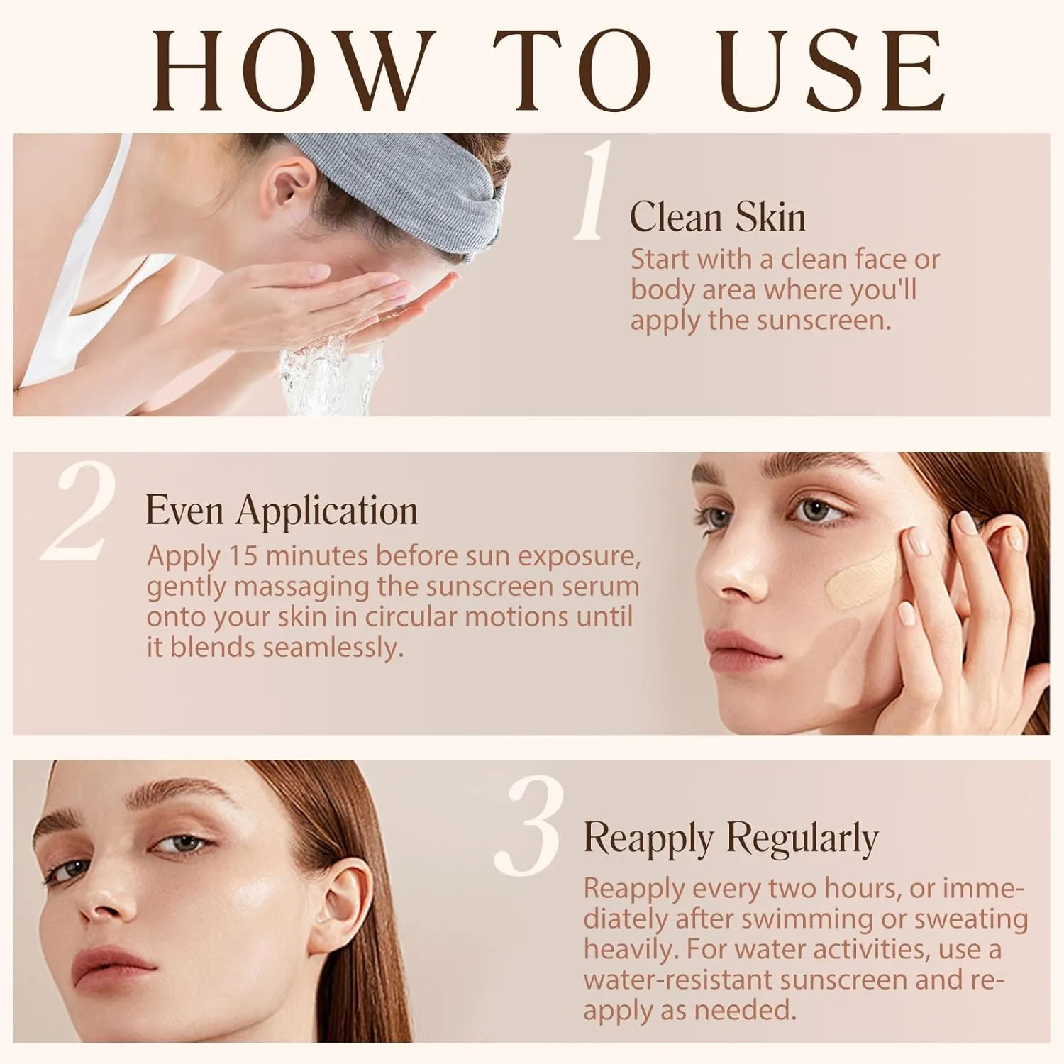 Foundation 4 in 1 - Medium Spectrum with SPF 50 , Anti-Aging, Concealer, Sun Protection, Hydrating Color Changing Foundation Makeup Liquid - Longwearing & Waterproof for Sport, Dancing (2PC, SPF50)