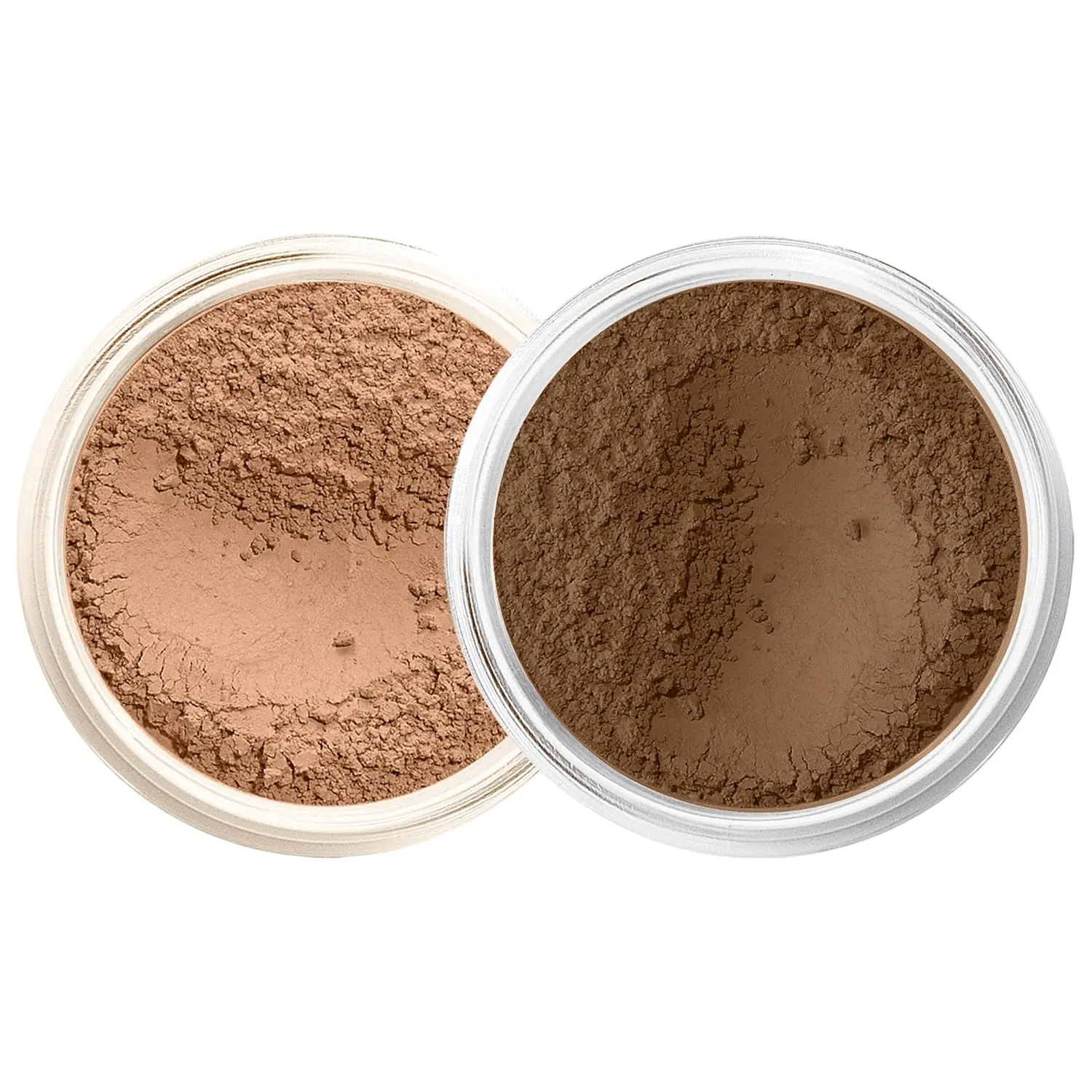 FOUNDATION & CONCEALER DUO (EBONY & DARK CONCEALER) Mineral Makeup Kit Full Size Set Matte Bare Face Sheer Powder Cover