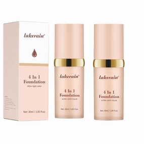 Foundation 4 in 1 - Color Changing, Medium Coverage, Hypoallergenic, Long-lasting & Waterproof, Neutral Finish