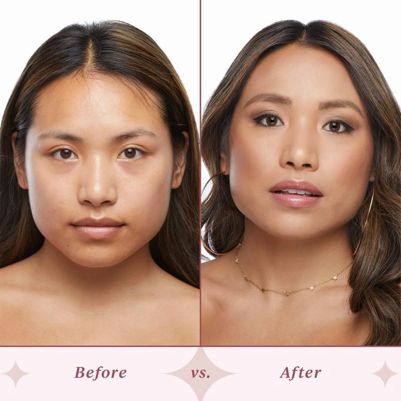 Foundation for Light to Full Coverage - Mousse Liquid Makeup Foundation for Uneven Skin Tone - Diverse Skin Types Mature, Dry, Oily - Oil-free, Cruelty-free (Tan)