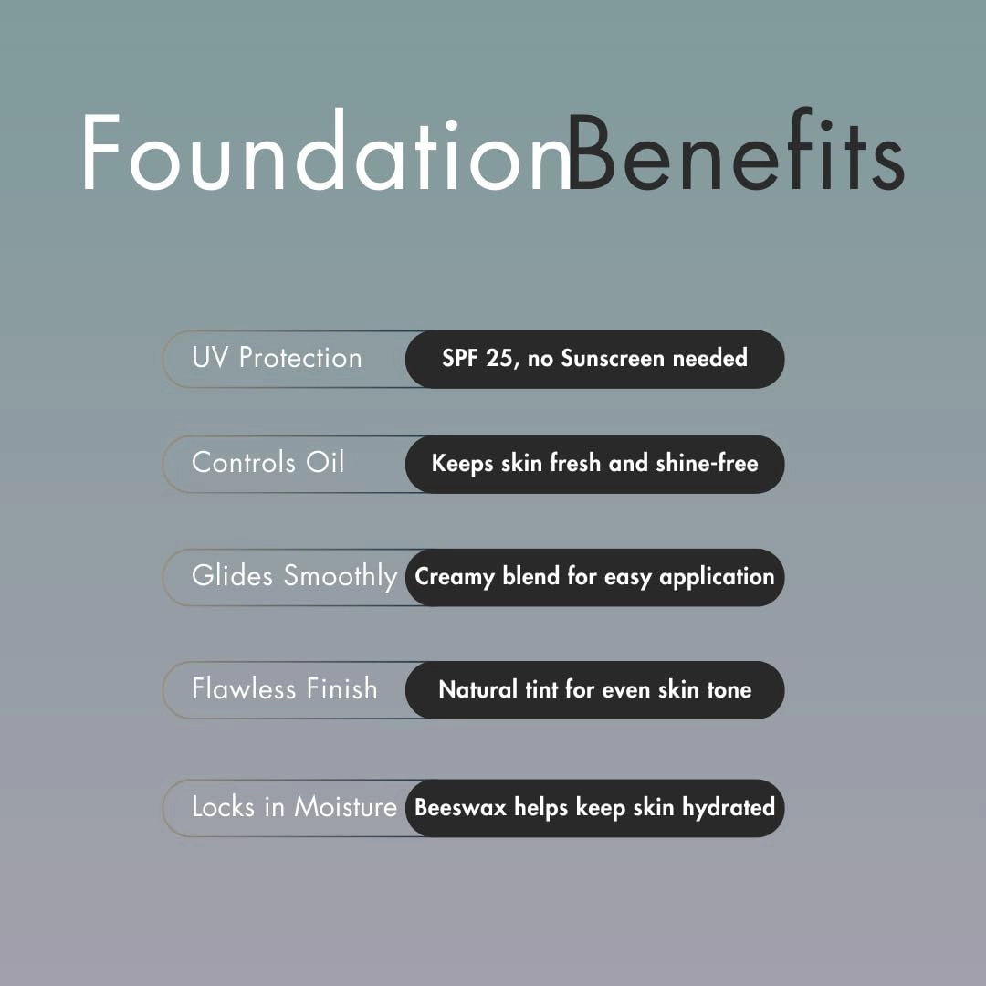Foundation for Men – Full-Coverage, Lightweight & Hydrating Fit | Natural Coverage | Oil Control & Perfect Fit for Men’s Faces | Available in 4 Shades | Golden Bronze