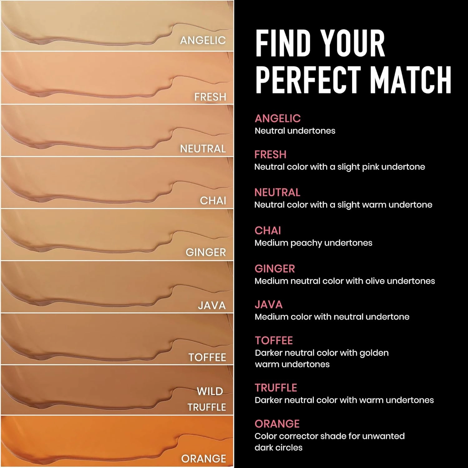 Frankie Rose Cosmetics Our Lil' Secret Concealer Sweat-Proof & Matte Under Eye Concealer, Long Lasting Full Coverage For Fine Lines, Dark Circles & Hide Imperfections - Toffee
