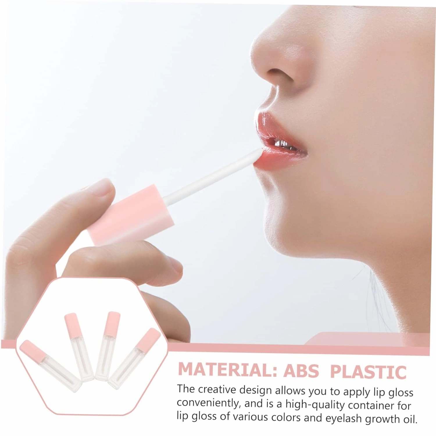 FRCOLOR 12 Pcs 6ml Lip Glaze Empty Bottle Lip Gloss Container DIY Lip Tubes Lip Gloss Balm Tube Lip Gloss Bottle Clear Cosmetic Container Clear Empty Tube Air Traffic Control Matte Plastic
