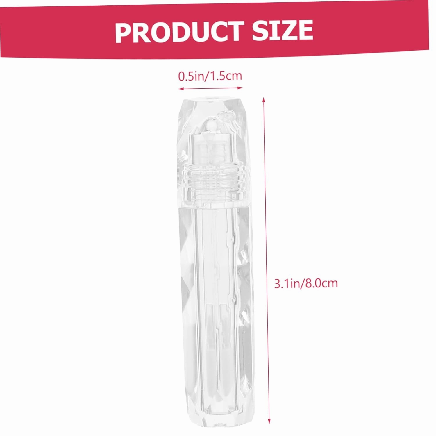 FRCOLOR 18 Pcs Transparent Lip Gloss Tube Empty Lip Balm Tube Containers Lip Gloss Bottles Clear Lip Balm Lash Containers Diy Lip Gloss Bottle Eyelash Lip Gloss Stick Travel Abs