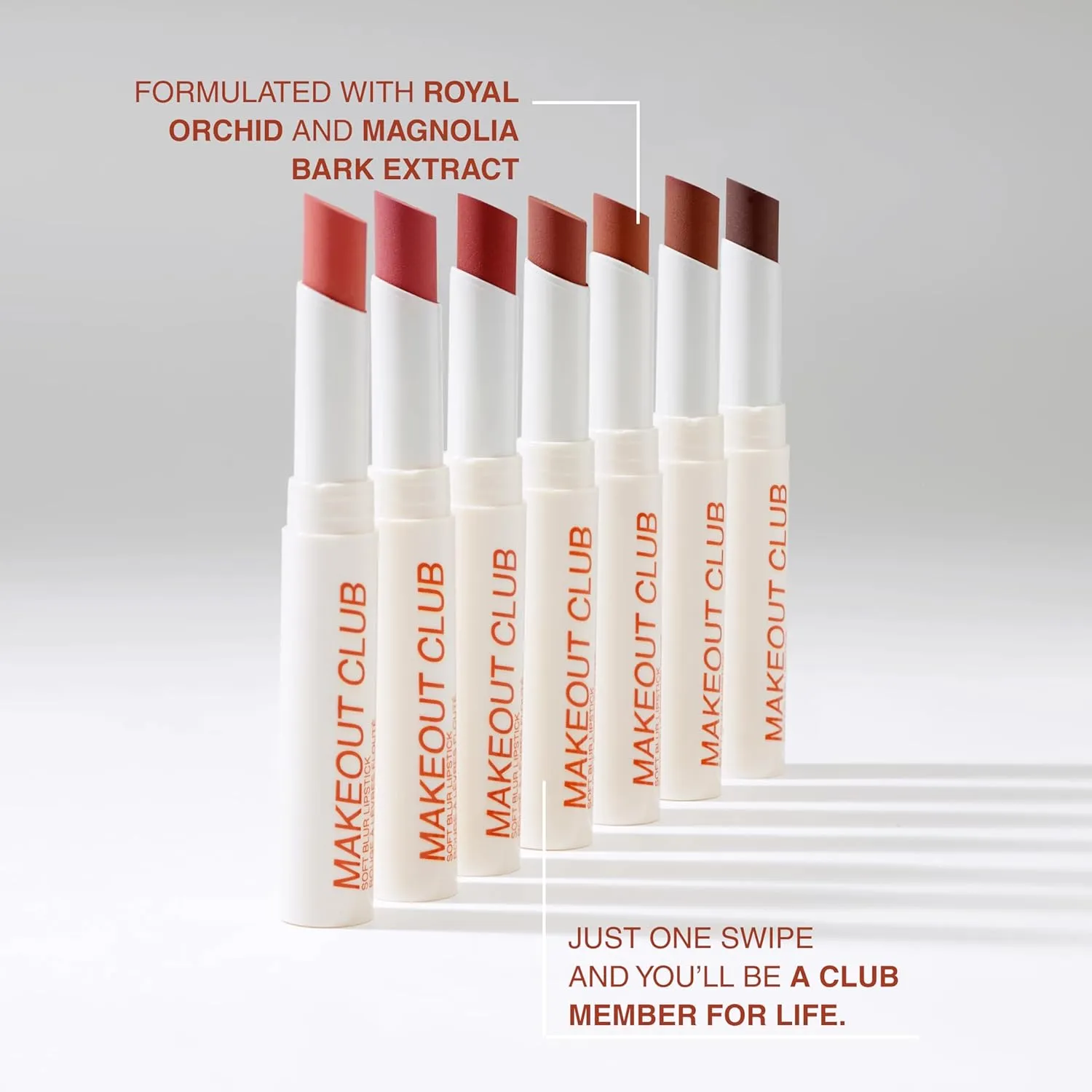 Freck Beauty MAKEOUT CLUB Soft Blur Lipstick – Medium-to-Full Coverage, 8-Hour Wear, Transfer-Proof, Buildable Soft Matte Finish, Wearable Color for All Skin Tones | MUSE (Pink Beige)