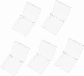 Gatuida 2sets Empty Highlighter Case Makeup Organizer Eyeshadow Lipstick Boxes Portable Skincare Containers Travel Set 5pcs*2