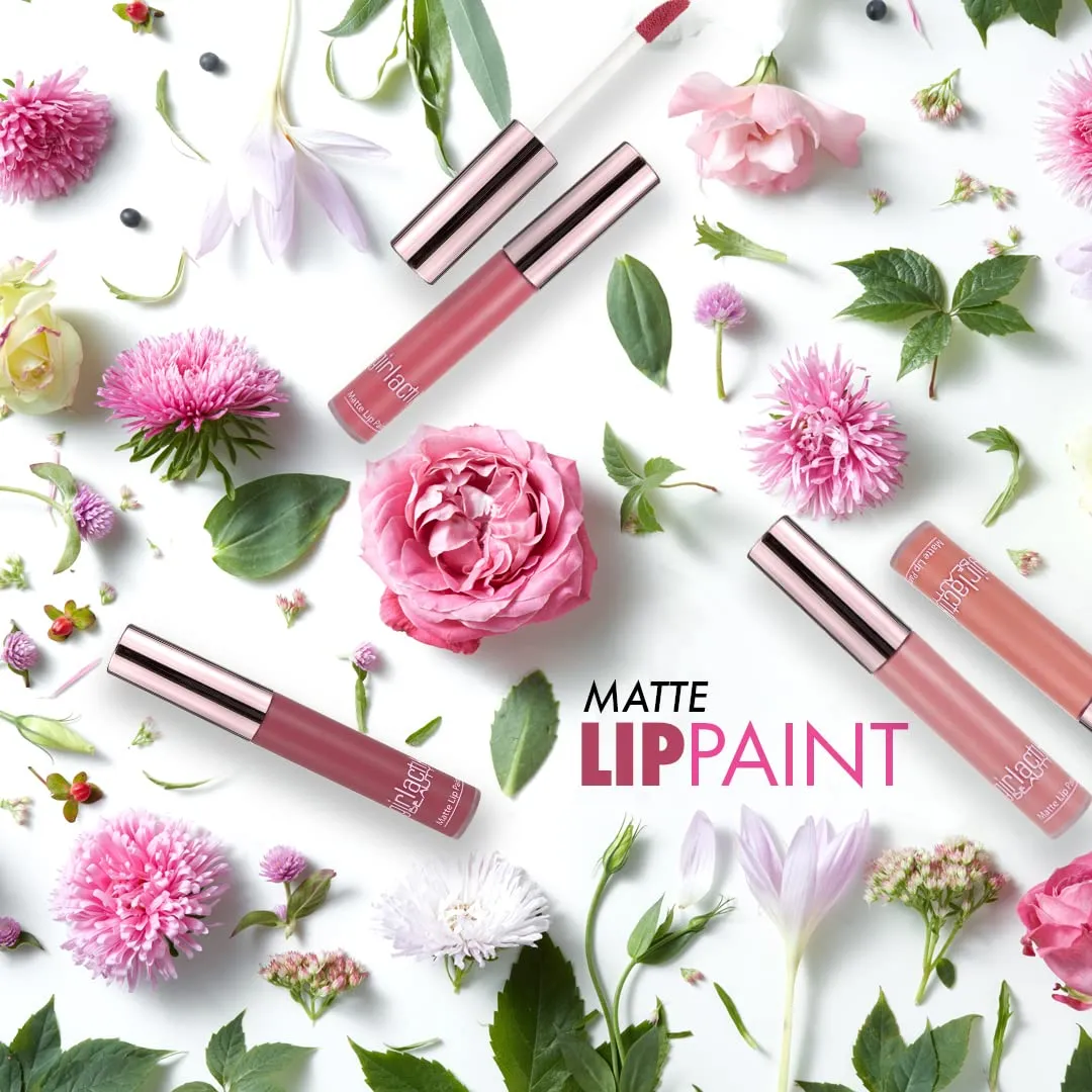 Girlactik Long Lasting Matte Lip Paint Liquid Lipstick in Allure- Long wearing, Smooth Application, Pigmented, Non-Crack Formula, Lightweight, 7.5 ml / .25 oz, (Starlet)
