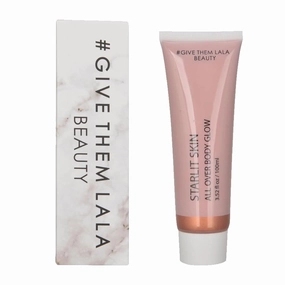 Give Them Lala Beauty Starlit Skin Body Glow Highlighting Moisturizer | Smooth, Non-Streaking Cream Creates An Airbrushed, Illuminated Look (Venus Starlit)